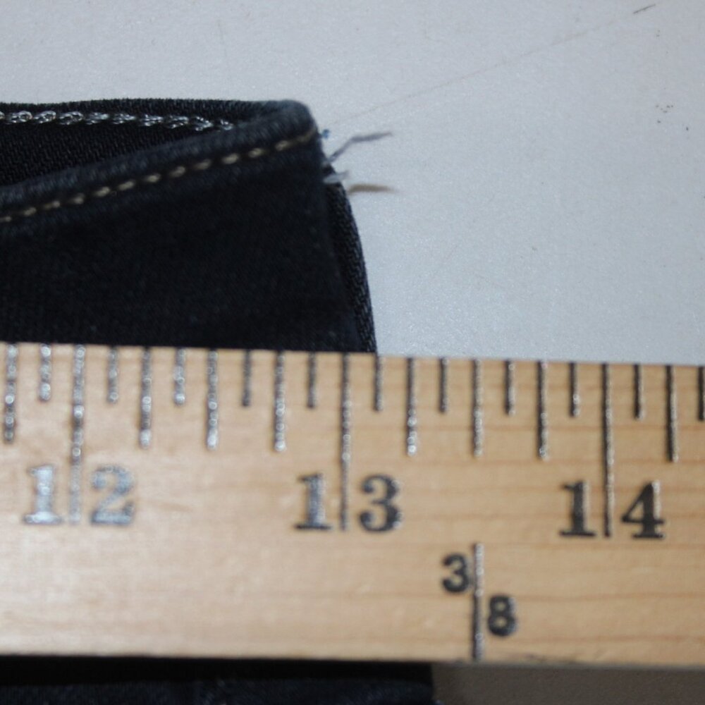 Mother Jeans The Rascal Sz 25 x 33 Dark Blue Denim Straight Cotton Poly Jeans - Picture 7 of 12
